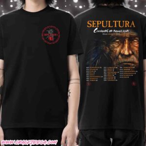 Sepultura Celebrating Life Through Death Final European Tour Dates 2026 T-Shirt Merchandise