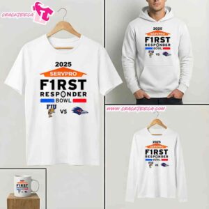 SERVPRO First Responder Bowl 2025 T Florida International Panthers Vs UTSA Roadrunners On Dec 26 At ​Gerald J Ford Stadium In Dallas Texas T-Shirt