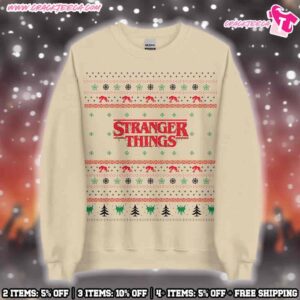 Stranger Things Crewneck Sweatshirt Holiday Christmas 2025