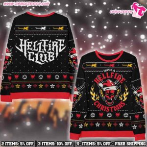 Stranger Things Have A Hellfire Ugly Christmas Sweater 2025 For Fans And Family