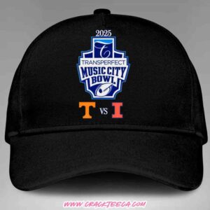 Tennessee Volunteers Vs Illinois Fighting Illini December 30 Liberty Mutual Music City Bowl 2025 Hat-Cap