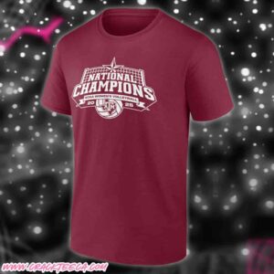 Texas A&M Aggies 2025 Volleyball NCAA National Championship Unisex T-Shirt Maroon