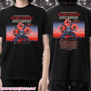 The Amity Affliction The Spring Horizons Tour 2026 With  August Burns Red And Friends Dates List Uniex T-Shirt