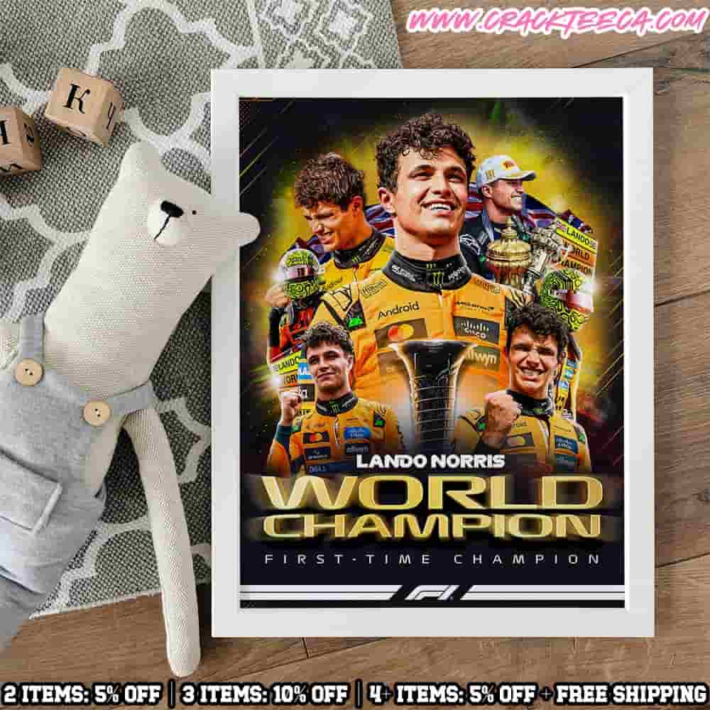 The First Formula 1 World Championship For Lando Norris 2025 Home Decor Poster Canvas The First Formula 1 World Championship For Lando Norris 2025 Home Decor Poster Canvas