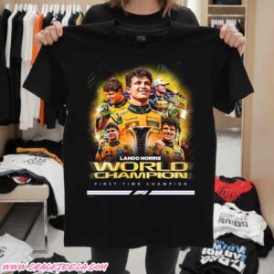 The First Formula 1 World Championship For Lando Norris 2025 T-Shirt