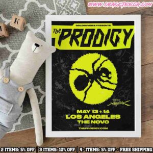 The Prodigy Los Angeles 2026 On May 13-14 With Nitepunk Home Decor Poster Canvas