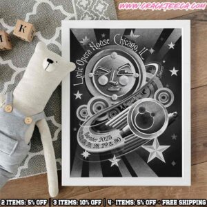 The Smashing Pumpkins Chicago 2025 Merchandise Lyric Opra Show A Night Of Mellon Collie And Infinite Sadness Poster