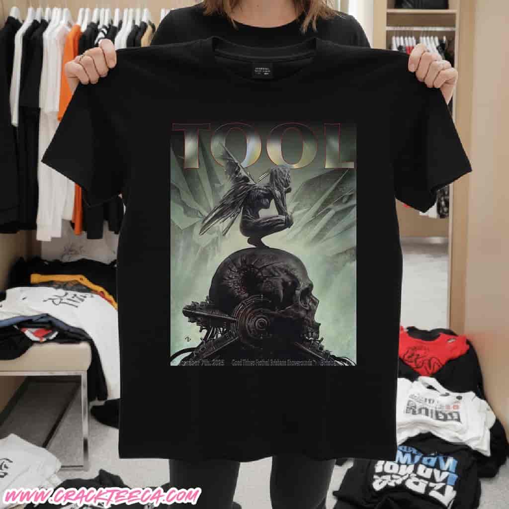 Tool Bisbane Au Exclusive Poster At Goodthings Festival Brisbane Showgrounds On December 7th 2025 T-Shirt Tool Bisbane Au Exclusive Poster At Goodthings Festival Brisbane Showgrounds On December 7th 2025 T-Shirt