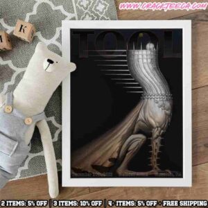 Tool Honolulu 2025 Poster Night 2 At Blaisdel Arena On December 20th Home Decor Poster Canvas