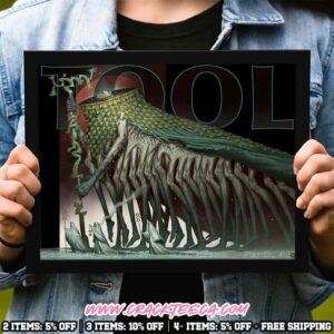 Tool Perth Australia 2025 Official Poster At RAC Arena On Demcember 2nd Home Decor Poster Canvas