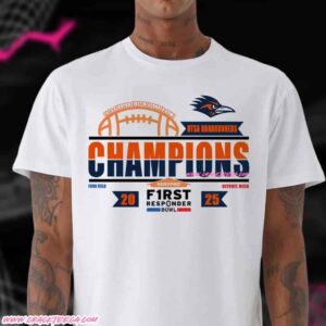 UTSA Roadrunners 2025 SERVPRO First Responder Bowl Champions Locker Room T-Shirt