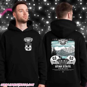 Utah State Aggies Famous Idaho Potato Bowl 2025 At Albertsons Stadium In Boise Idaho Merch Pull Over Hoodie T-Shirt
