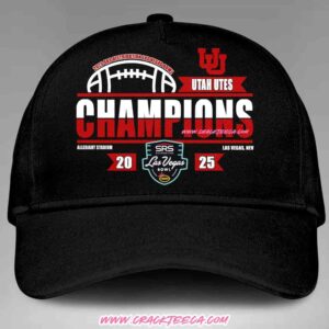 Utah Utes 2025 SRS Distribution Las Vegas Bowl Champions Classic Hat-Cap