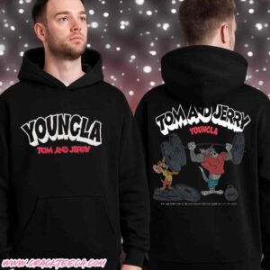 Young LA X Tom And Jerry Winter Collection 2025 Pull Over Hoodie Shirt