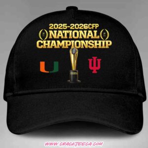 2025-2026 CFP National Championship Indiana Hoosiers Vs Miami Hurricanes Matchup Classic Hat-Cap