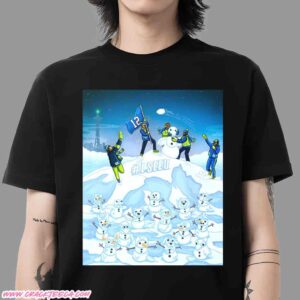 2025 NFC West Champions Seattle Seahawks No 1 Seed In The NFC Unisex T-Shirt