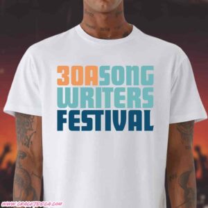 2026 30a Songwriters Festival Official Logo Merchandise T-Shirt