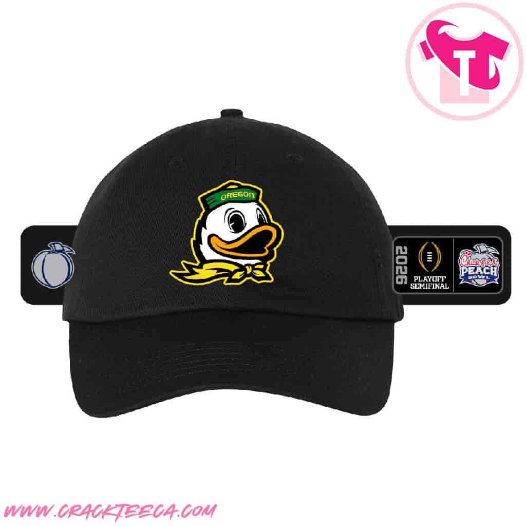 2026 Chick-Fil-A Peach Bowl Oregon Ducks Mascot Classic Hat-Cap 2026 Chick-Fil-A Peach Bowl Oregon Ducks Mascot Classic Hat-Cap