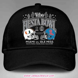 2026 Vrbo Fiesta Bowl Matchup Miami Hurricanes Vs Ole Miss Rebels Cactus Matchup CFP Semifinal Classic Hat-Cap