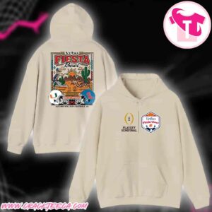 2026 Vrbo Fiesta Bowl Matchup Miami Hurricanes Vs Ole Miss Rebels Desert Dudes Pull Over Hoodie Shirt