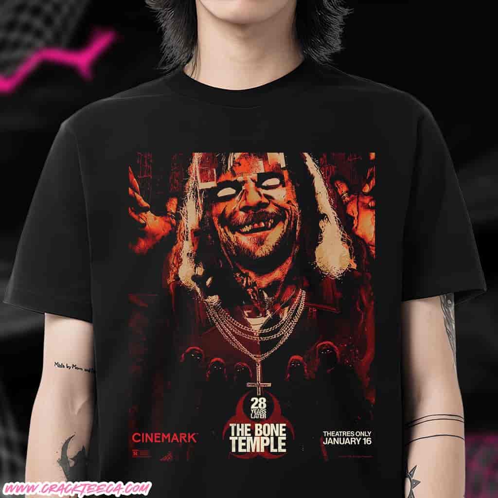 28 Years Later The Bone Temple Movie Poster On January 16 2026 T-Shirt 28 Years Later The Bone Temple Movie Poster On January 16 2026 T-Shirt