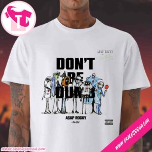 ASAP Rocky X Tim Burton Don’t Be Dumb Official Graphic Crew Unisex T-Shirt
