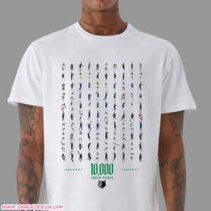 Anthony Edwards Ant-Man Legend 10000 Points In The Minnesota Timberwolves Uniform T-Shirt