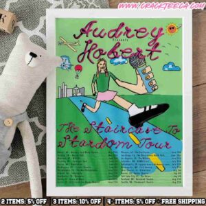 Audrey Hobert The Staircase To Stardom Tour Dates 2026 Home Decor Poster Canvas