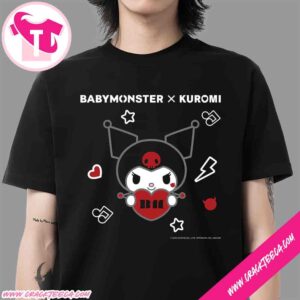 Babymonster X Kuromi The Bm Heart Edition T-Shirt