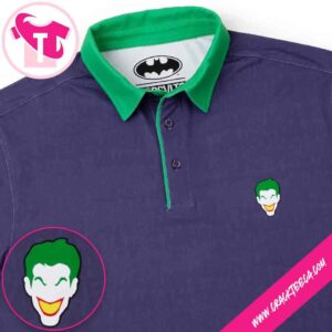 Batman The Joker All Day Golf Polo Shirt