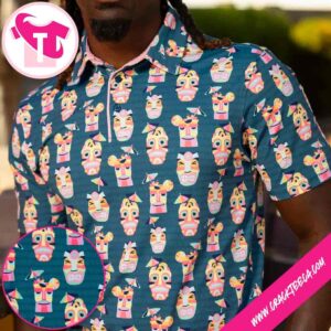 Breakfast Balls Tipsy Tiki All Day Golf Polo Shirt