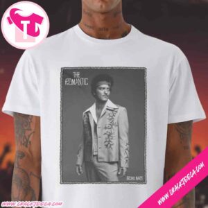 Bruno Mars The Romantic I Just Might Tee Merchandise 2026 White T-Shirt