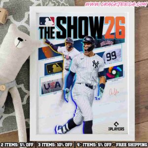 Captain America Has Arrived Aaron Judge Named Cover Athlete For MLB The Show 26 Home Decor Poster Canvas