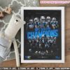 2025 NFC West Champions Seattle Seahawks No 1 Seed In The NFC Home Decor Poster Canvas