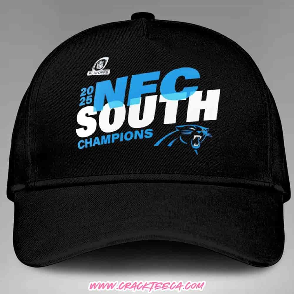 Carolina Panthers 2025 NFC South Division Champions Classic Hat-Cap Carolina Panthers 2025 NFC South Division Champions Classic Hat-Cap