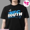 Carolina Panthers 2025 NFC South Division Champions Locker Room Unisex T-Shirt