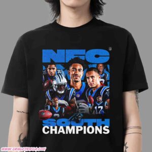 Carolina Panthers Are 2025 NFC South Champions For The First Time In 10 Years Unisex T-Shirt