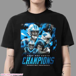Carolina Panthers Are 2025 NFC South Champions Unisex T-Shirt