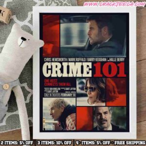 Crime 101 Trailer Movie Poster In Theaters February 13 2026 Decor Poster Canvas