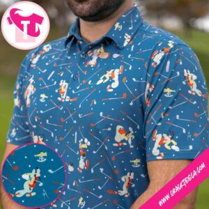 Disney Goofy Golf All Day Golf Polo Shirt