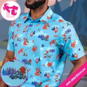 Disney’s A Goofy Movie Gone Footin All Day Golf Polo Shirt