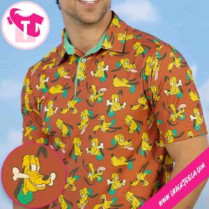 Disney’s Pluto 95th Doggone Legend All Day Golf Polo Shirt