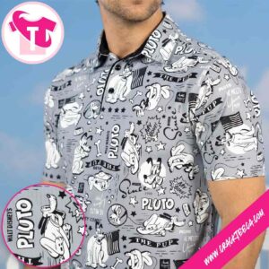 Disney’s Pluto 95th Loyal Since 1930 All Day Golf Polo Shirt