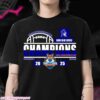 Miami Hurricanes 2025 CFP Goodyear Cotton Bowl Champions Locker Room Unisex T-Shirt