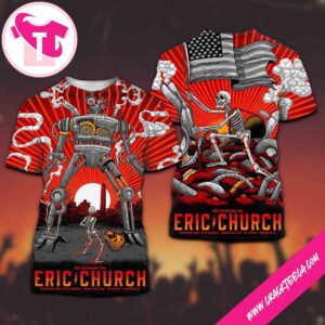 Eric Church Washington DC 2026 Free The Machine Tour At The Anthem On Januray 22-23 All Over Print Shirt