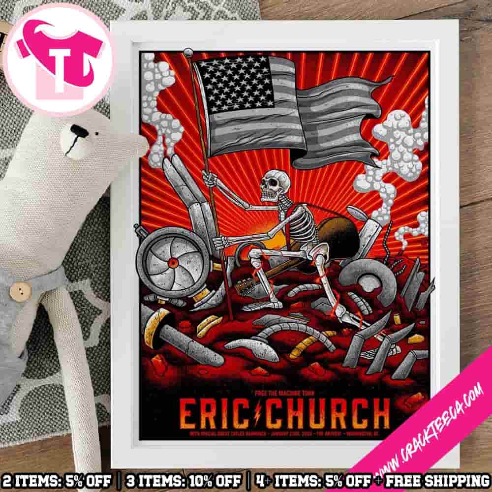 Eric Church Washington DC 2026 Free The Machine Tour At The Anthem On Januray 23rd Home Decor Poster Canvas Eric Church Washington DC 2026 Free The Machine Tour At The Anthem On Januray 23rd Home Decor Poster Canvas