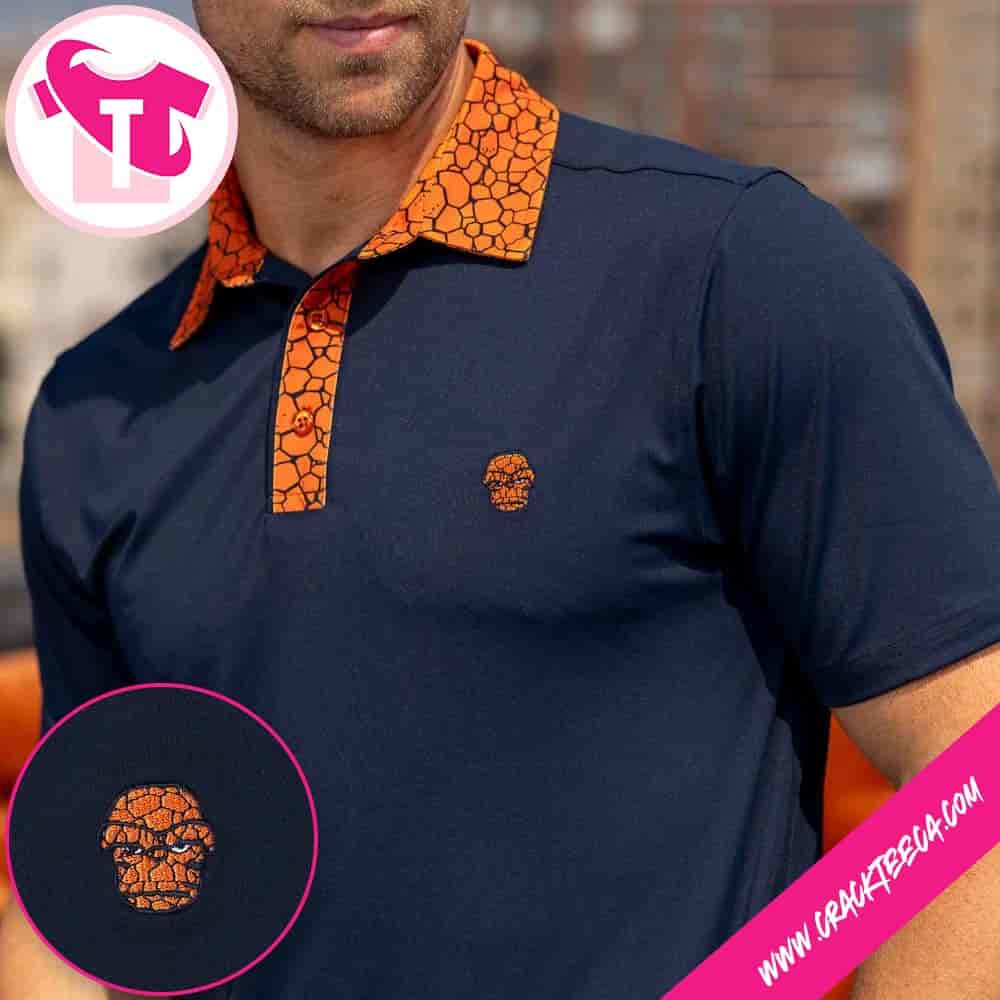 Fantastic Four The Thing All Day Golf Polo Shirt Fantastic Four The Thing All Day Golf Polo Shirt