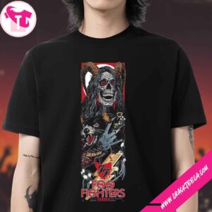 Foo Fighters Launceston Australia 2026 Concert Poster One Night Only Exclusive Live At Utas Stadium On January 24 T-Shirt