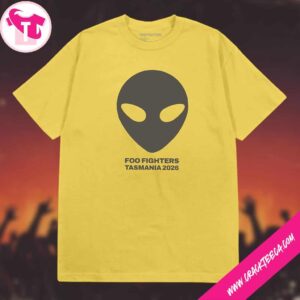 Foo Fighters Tasmania Australia 2026 Alien Design Live at UTAS Stadium January 24 T-Shirt