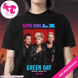 Green Day Super Bowl Lx 2026 Live From Levi’s Stadium Merchandise Unisex T-Shirt